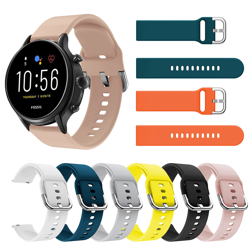 Fossil Smartwatch Accessories - Cinturini in Silicone da 22MM per