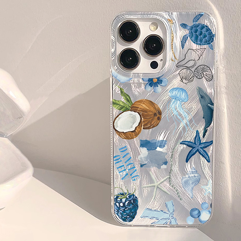 Xiaomi Redmi Note 14 - Cover Antiurto Blue Ocean Beach per