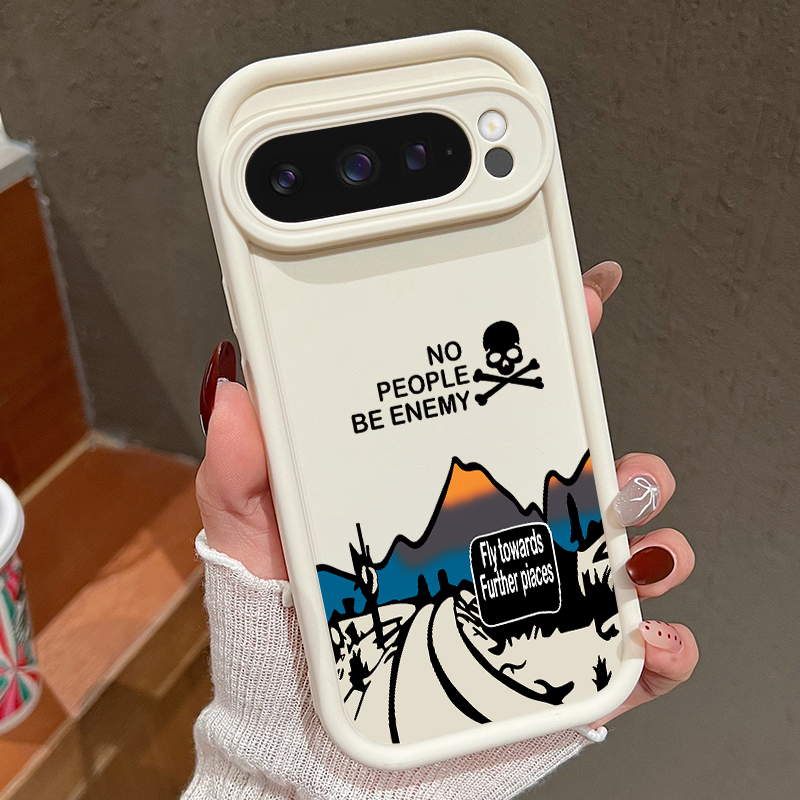 Google Pixel 9 - Custodia per telefono con motivo Mountain