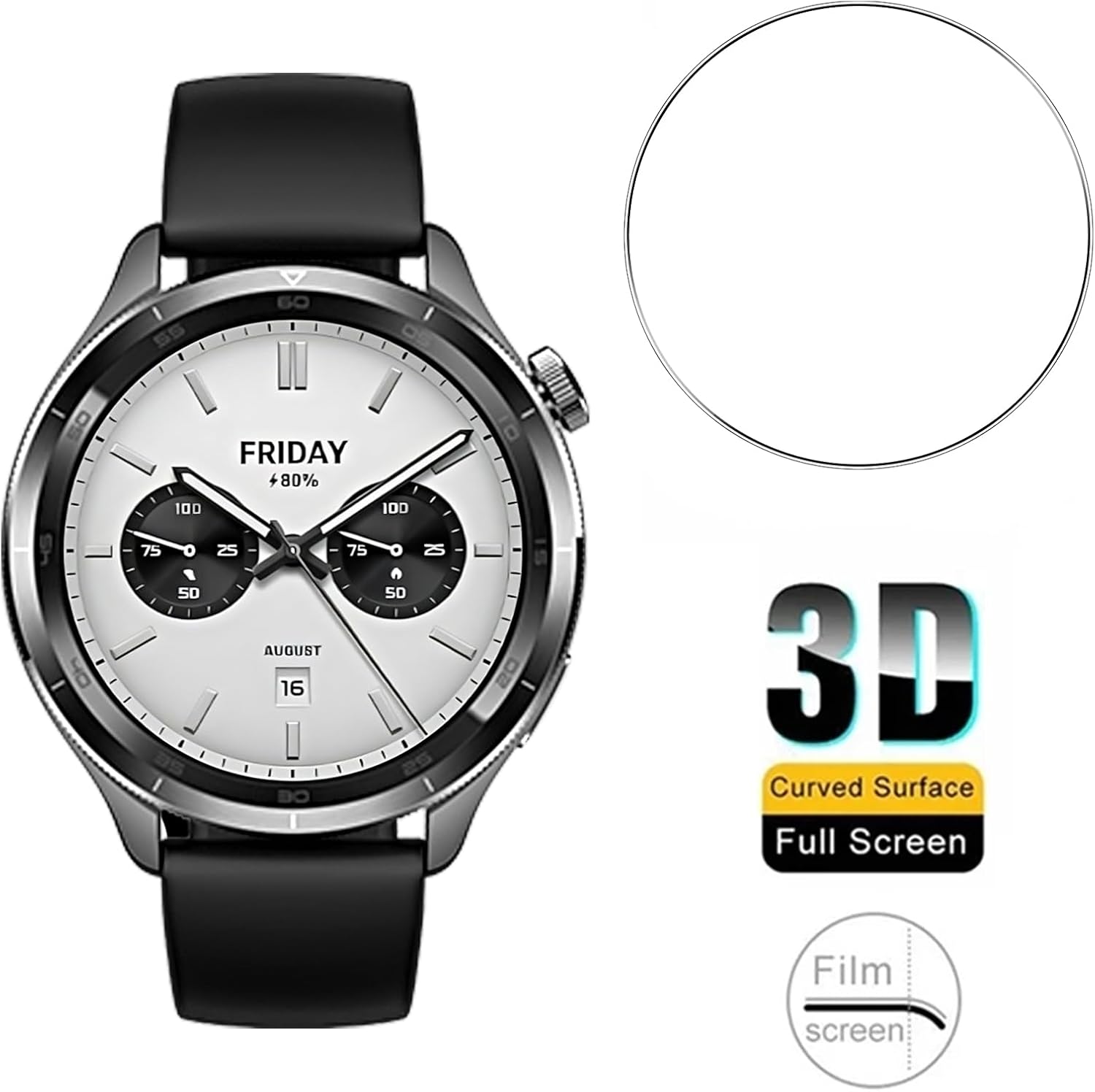 3PCS Vetro Temperato Smartwatc - Xiaomi Smartwatch S4 Accessories recensione e prezzo