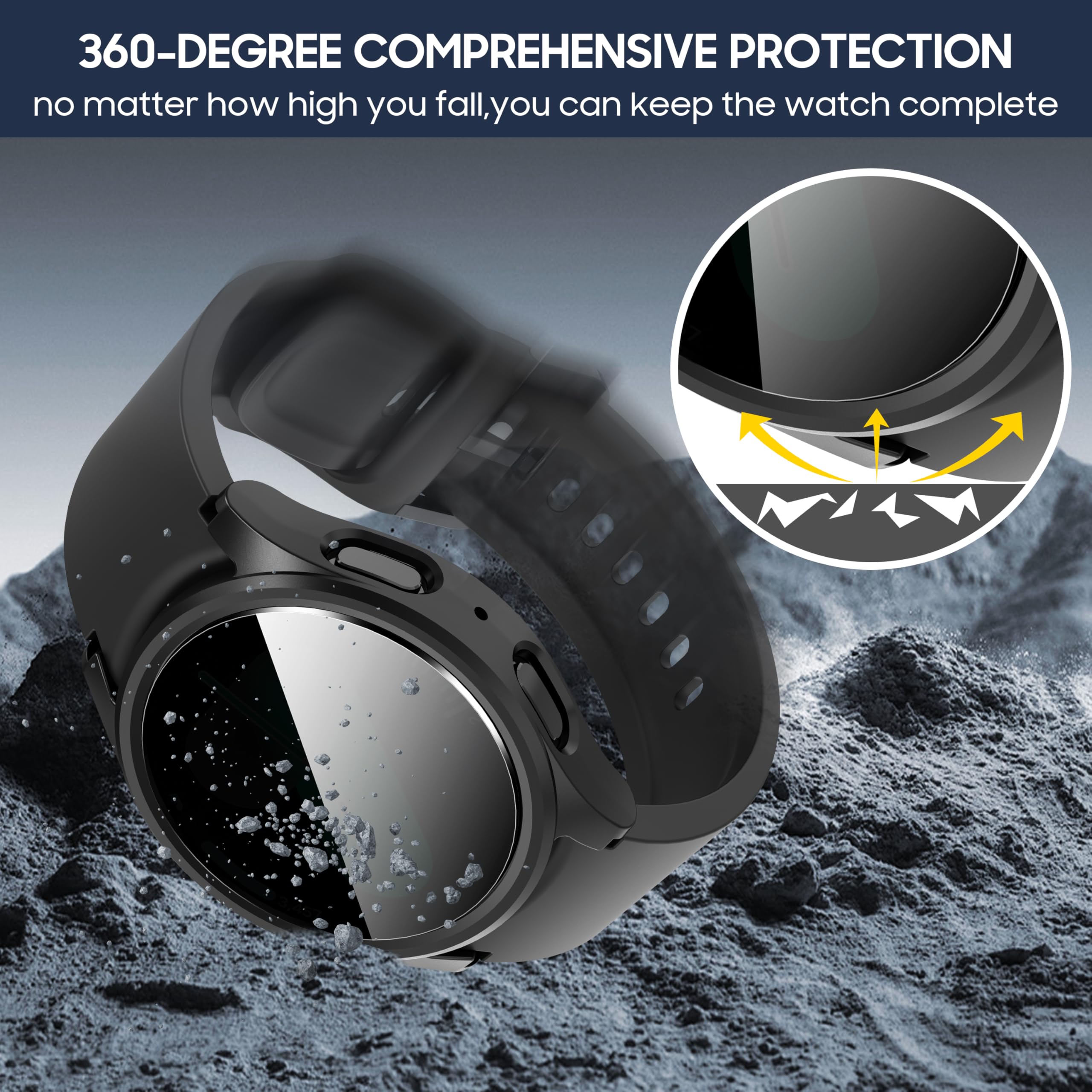 Vetro temperato + custodia Pri - Samsung Smartwatch Accessories recensione e prezzo
