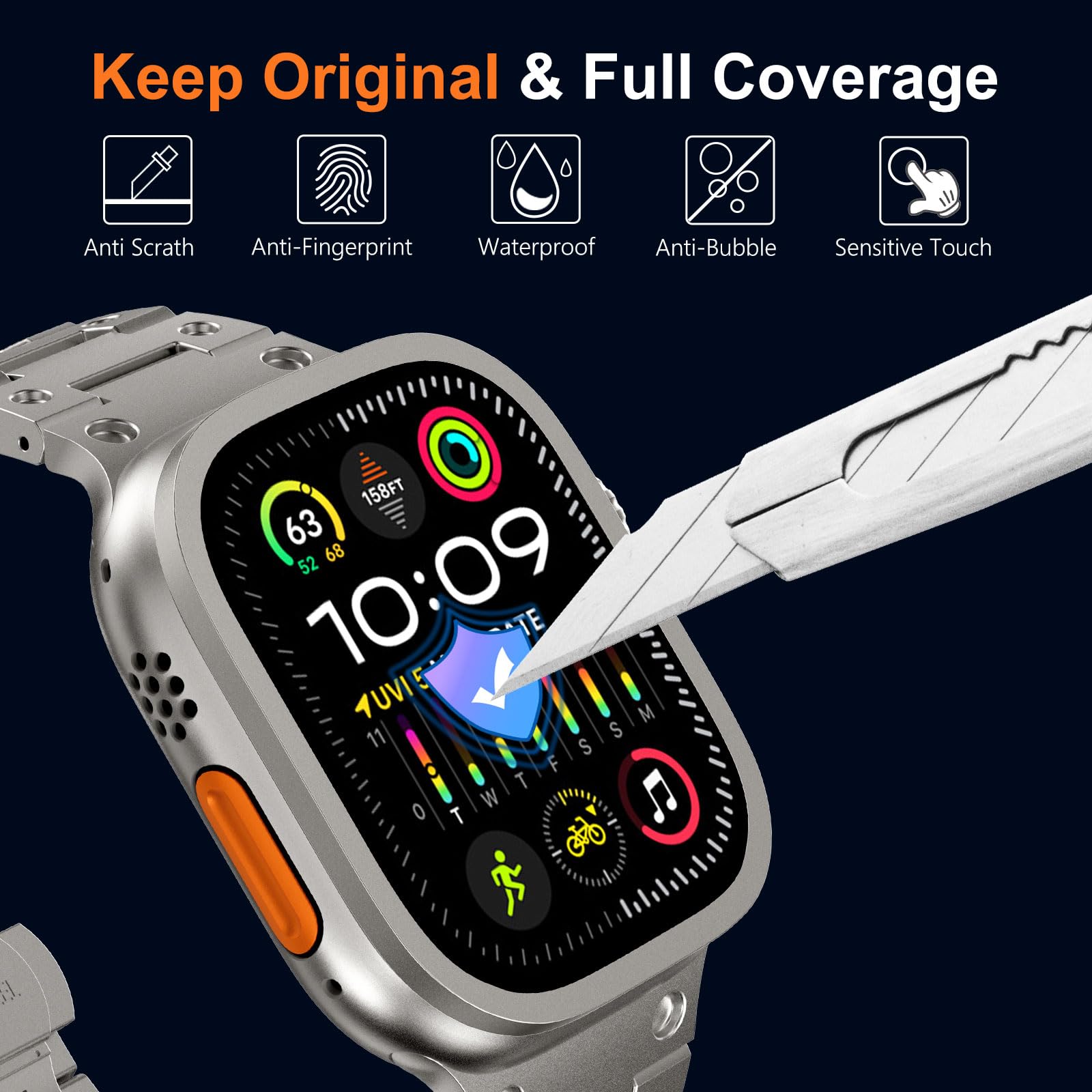 Vetro temperato per Apple Watc - Smartwatch Straps & Accessories recensione e prezzo
