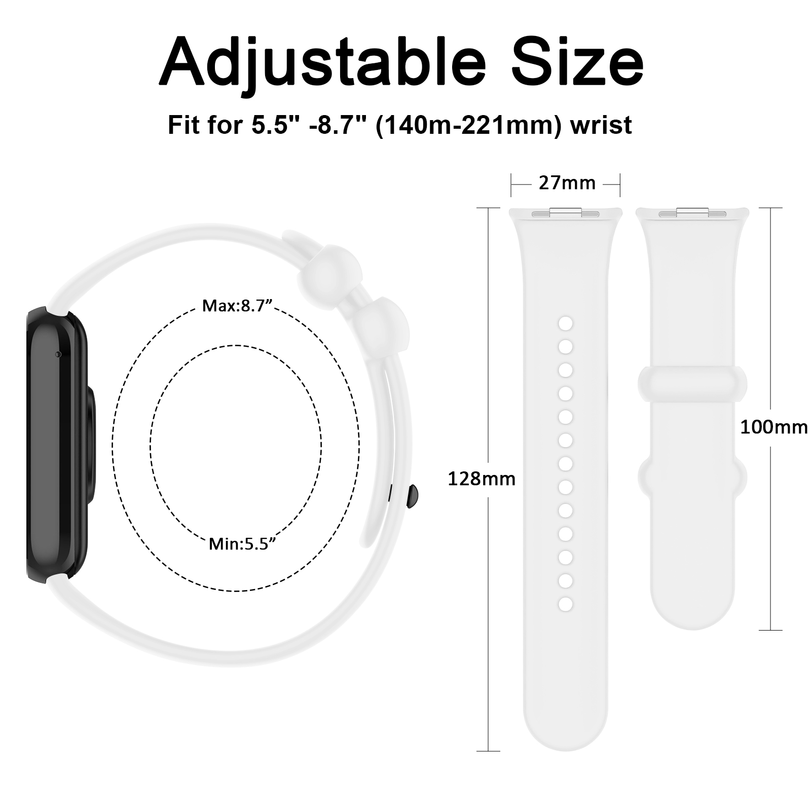 Cinturino in silicone per Xiao - Smartwatch Id recensione e prezzo
