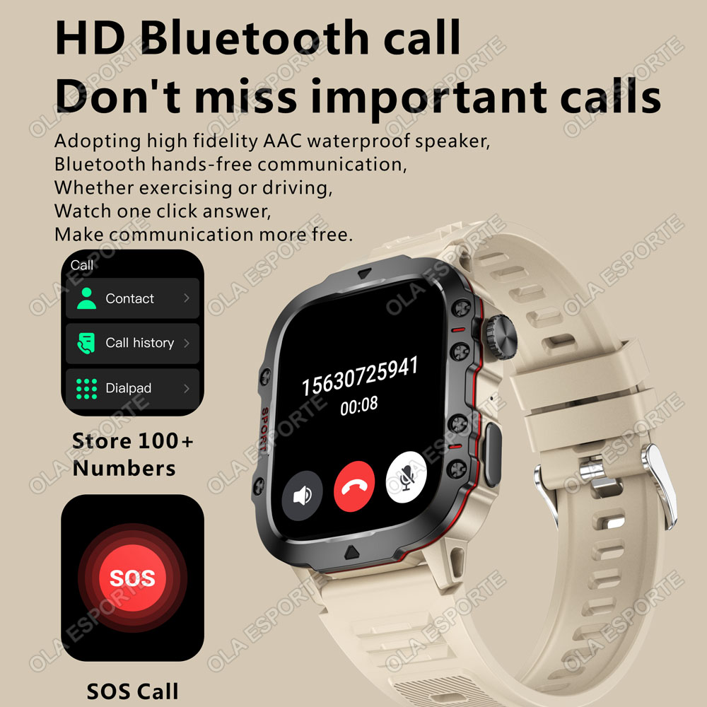 2025 Nuovo Militare Astuto Del - Smartwatch Faces recensione e prezzo