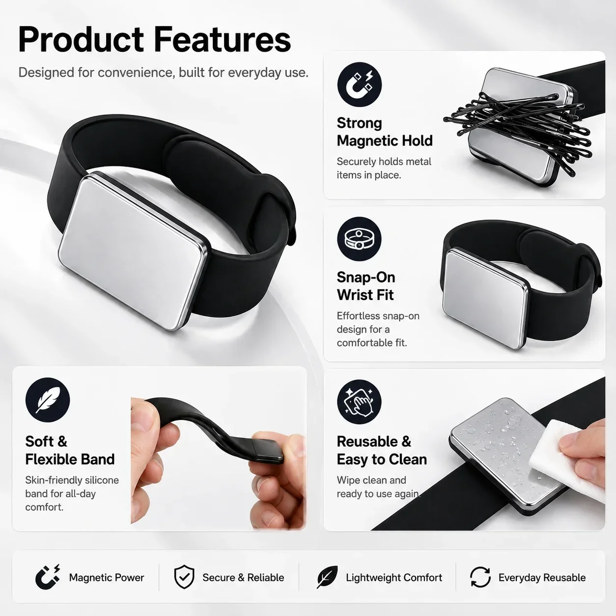Cinturino Magnetico per Smartw - Smartwatch Straps & Accessories recensione e prezzo